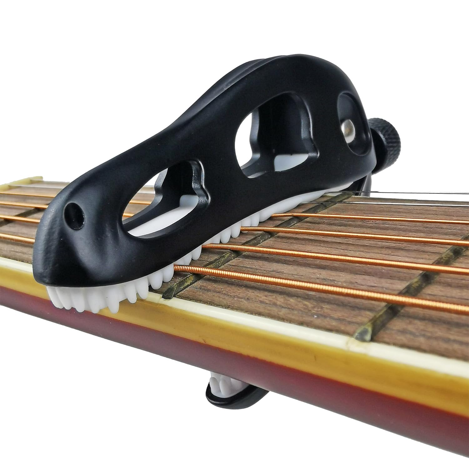 Creative Tyrannosaurus Skull Guitar Capo, Skull Capo for Acoustic and Electric Guitar, Dinosaur Skeleton Head Capo for Ukulele Banjo Mandolin Bass and Classical Guitar