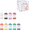 YOUTOOK Chocolate Oil-Based Food Coloring is perfect for decorating cakes, cream, meringue, chocolate, cake batter, cookies, and other homemade treats, with 9 colors, 15 milliliters per bottle