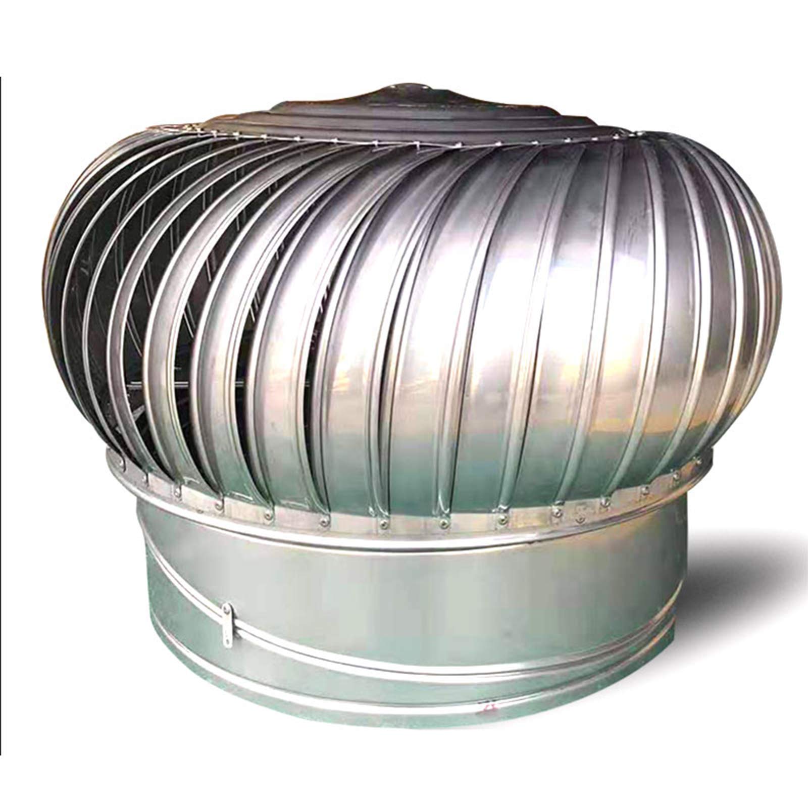 YFBCMXSKG Rotating Chimney Cowl Cap, Stainless Steel Chimney Cowl Cap, Anti-downdraught Chimney Cowl Cap Spinner Simple to Fit,160mm