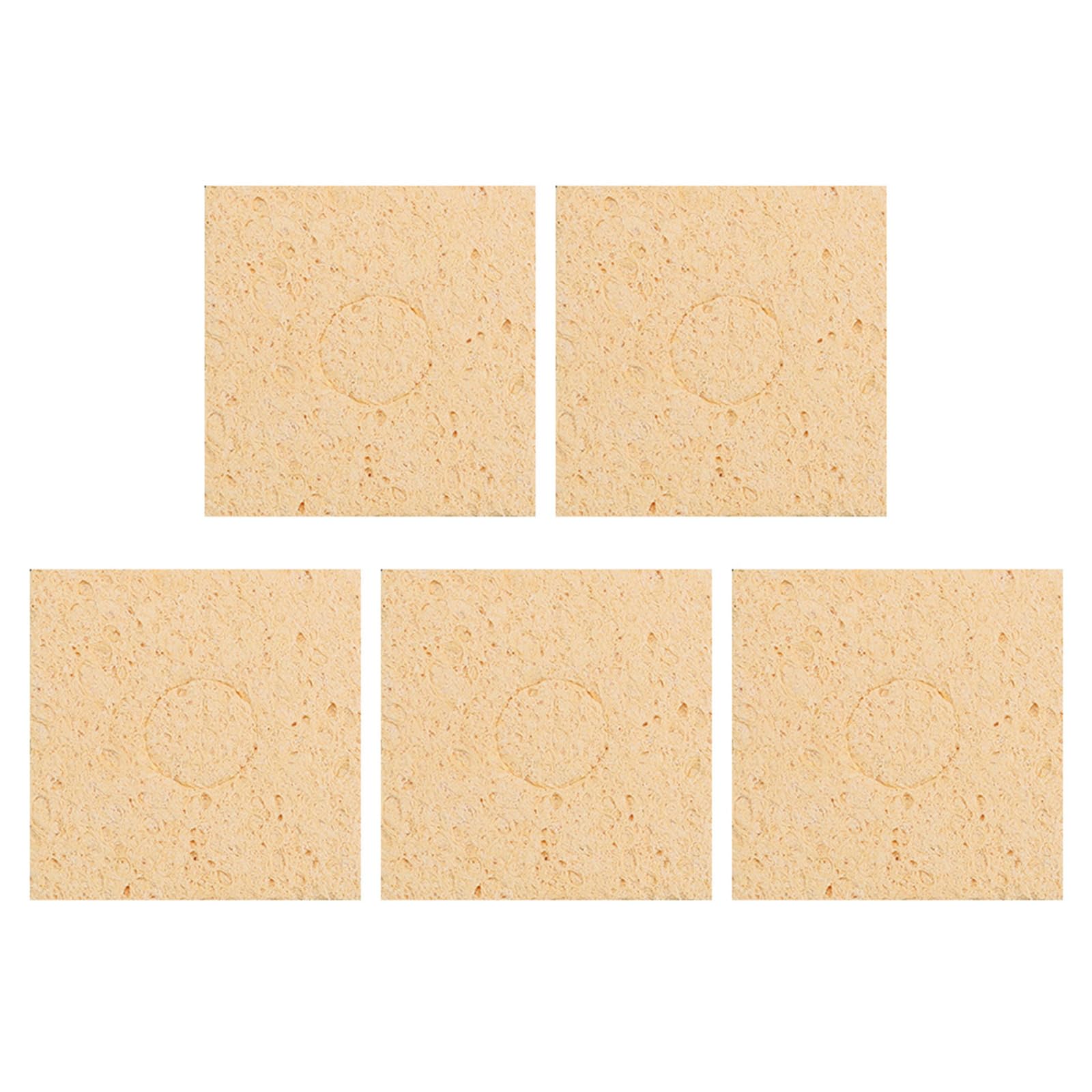 5 Pcs Sponge Soldering Iron Cleaning Sponge Replacement Soldering Iron Cleaning Tip Station