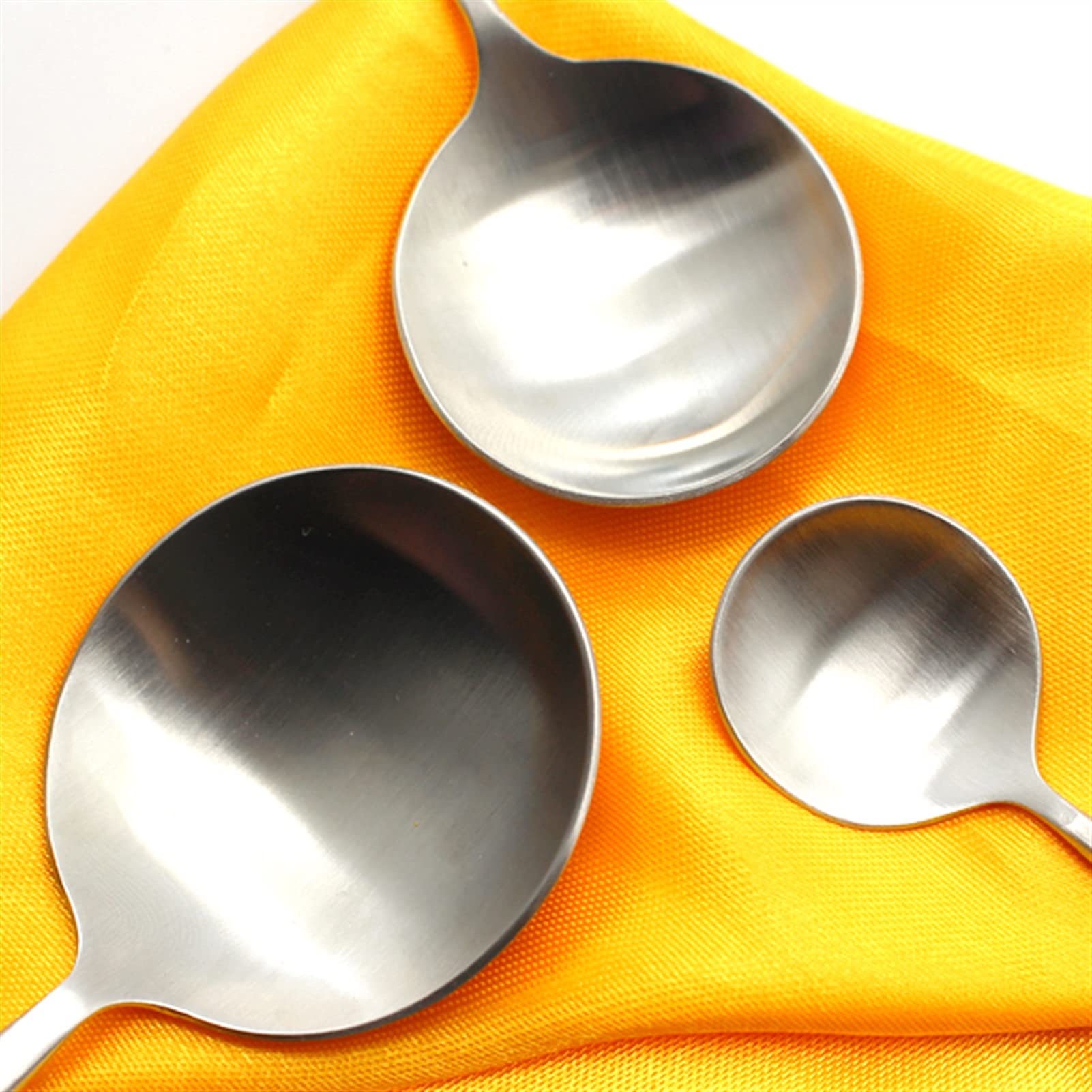 Edelstahl Besteck Set Silber Metall Matte Messer Gabel Löffel Besteck Geschirr Kit Western Küchenzubehör (Color : SilverMattle)