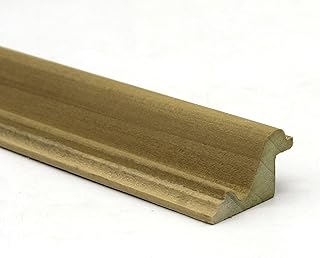 13/16" x 1 3/8" Poplar (Paint Grade) Hardwood Panel Molding, Decorative Trim (1, 2" - 4" Sample)