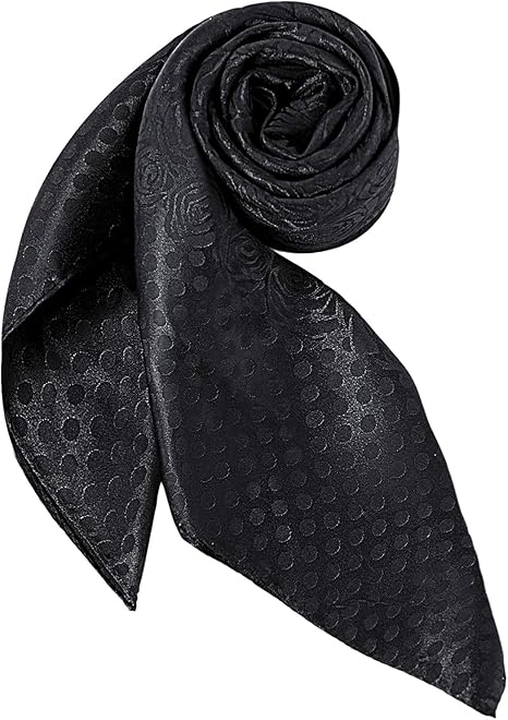 IDOLPET Bandana quadrata in raso, stile vintage, effetto seta