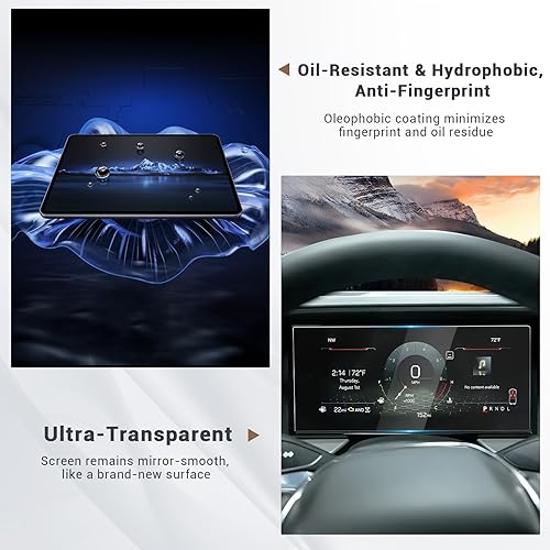 Miniatura 186 de Protector de pantalla para GMC Sierra 1500/2500HD/3500HD (AT4/AT4X/Denali/Denali Ultimate) Protector de pantalla táctil de 13.4 pulgadas y 12.3 Kit