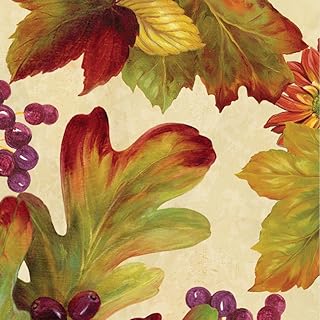 Creative Converting Leaves and Berries Beverage Napkins (16ct)