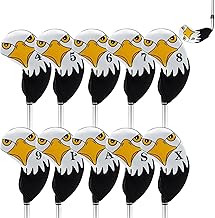 cabeça golfe | Cabeça ferro golfe padrão águia conjunto cobre,Capas golfe anti-riscos à prova d'água para tacos golfe padrão, fáceis usar Aezon