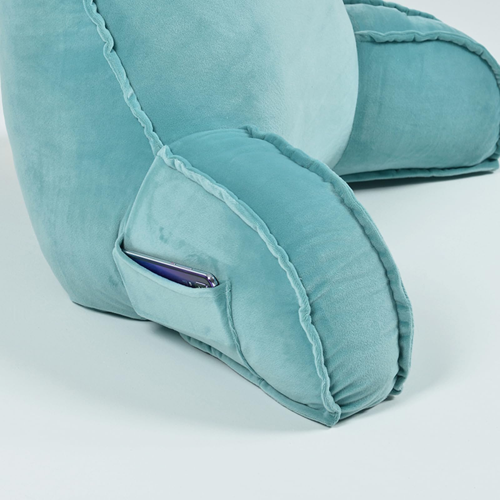 Cuscino da Lettura,​Lettura Cuscino di Supporto,Cuscino da lettura con bracciolo,Perfetto per Supporto della Schiena Mentre Ti Rilassi,Giochi,Leggi o Guardi la TV