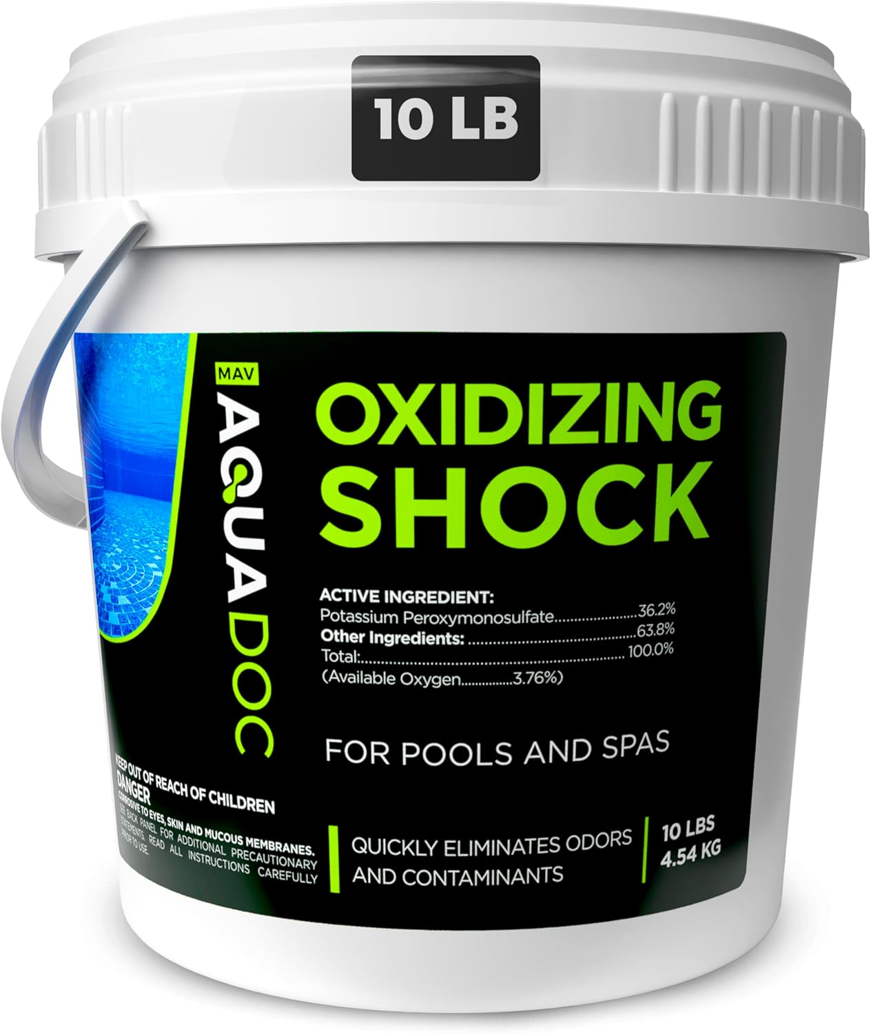 AquaDoc Oxidante sin Cloro para Piscinas y Spas 10 lb