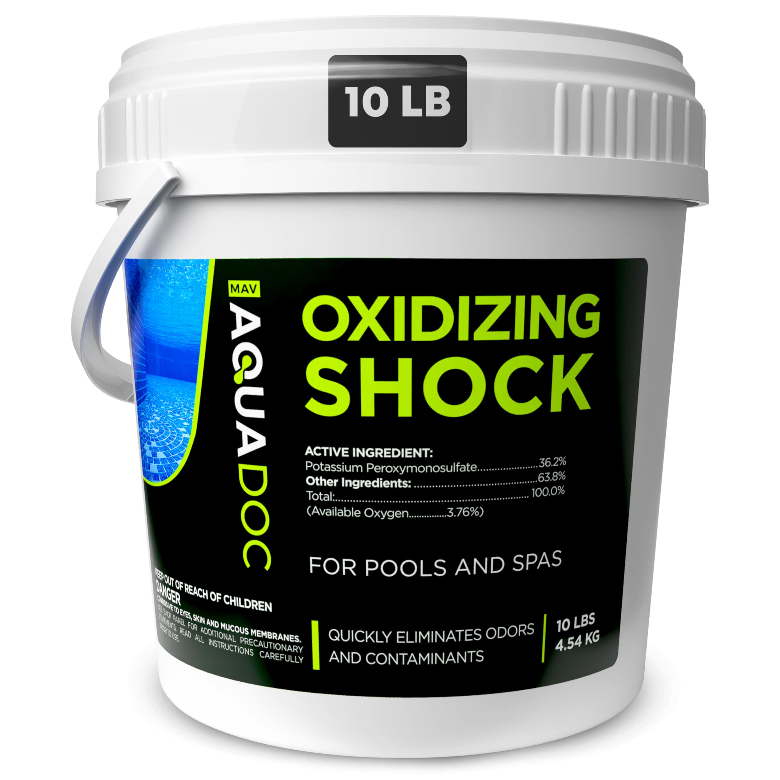 Amazon.com : AquaDoc Chlorine Free Oxidizing Shock for Pools, Hot