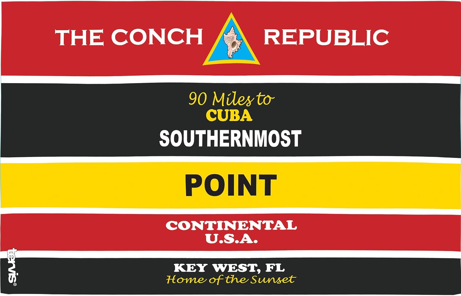 Tervis Florida - Southernmost Point Buoy Made in USA Double Walled Insulated Tumbler Travel Cup Keeps Drinks Cold & Hot, 16oz - No Lid, Clear - Image 2