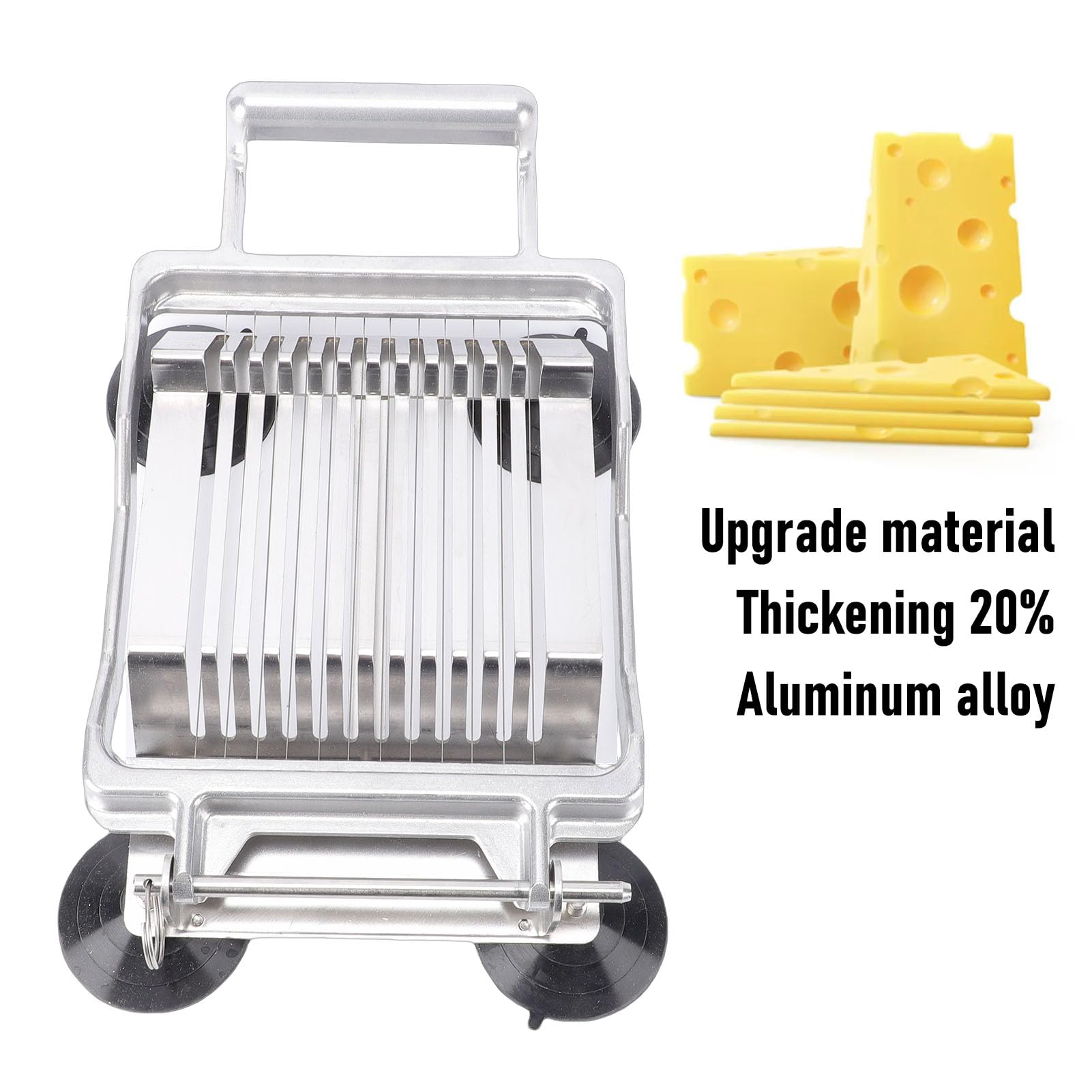 AUNMAS Kommerzieller Käseschneider, Butterschneider, Blockkäseschneidemaschine aus Aluminiumlegierung für Zuhause, Restaurant, Hotel, Küche, Kochen, Backen