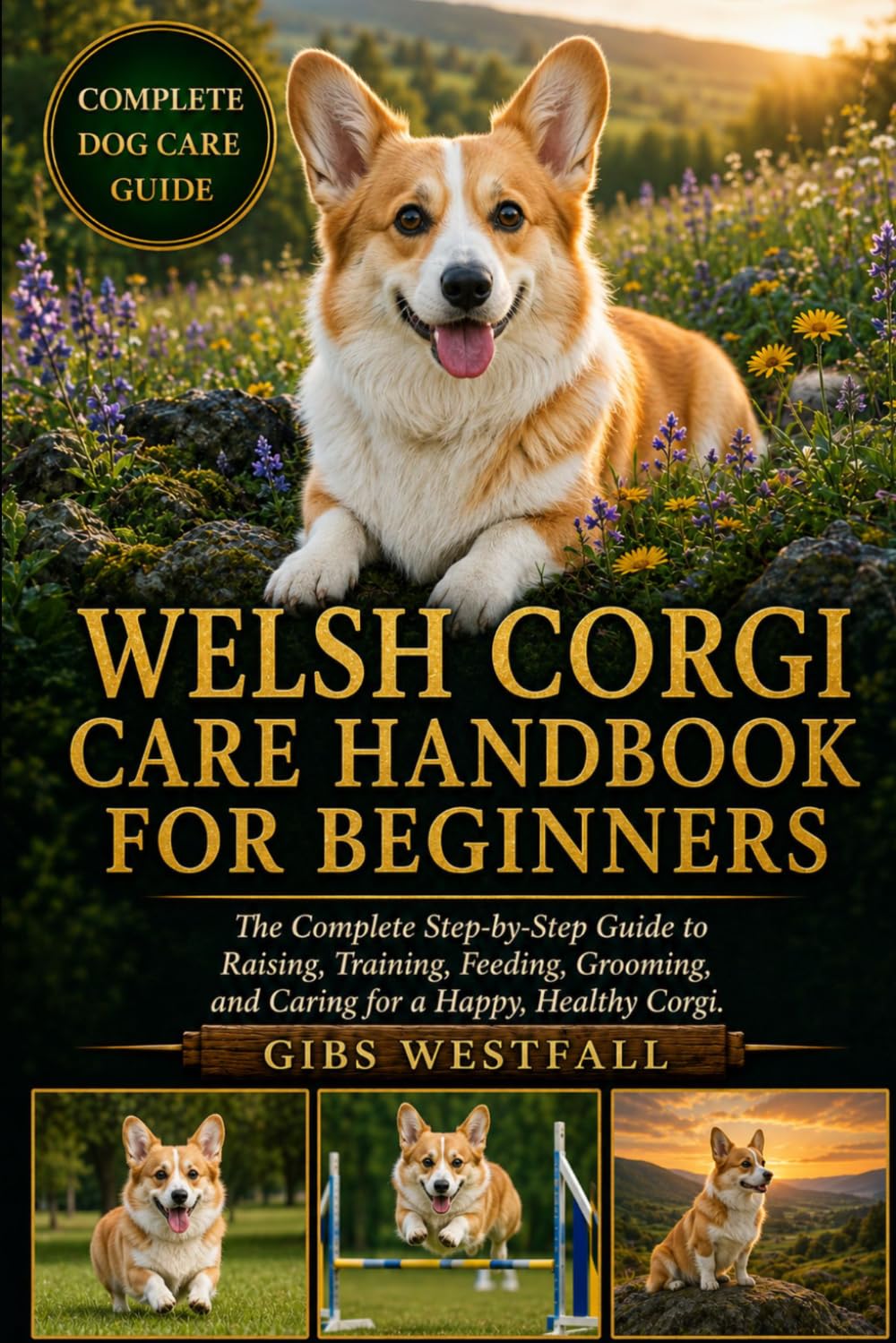 WELSH CORGI CARE HANDBOOK FOR BEGINNERS: The Complete Step-by-Step Guide to Raising, Training, Feeding, Grooming, and Caring for a Happy, Healthy Corgi.