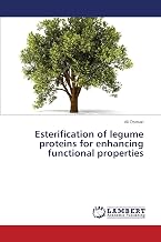 Esterification of legume proteins for enhancing functional properties