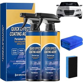 Pack of 2 Quick Effect Coating Agent Sopami Spray Car Renewal Spray