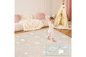 Extra Large Foldable Baby Play Mat (79" X 71") for Tummy Time adventures