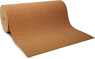 KARAT Rouleau de liège - Isolant naturel - Polyvalent - Isolation acoustique et thermique - Disponible en différentes épaisseurs et longueurs (3 mm, 100 x 100 cm)