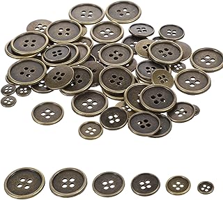 Antique Brass Blazer Buttons Set