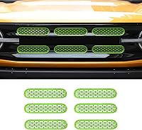 Vista 16 de Kit de 6 piezas de rejilla de malla para parrilla delantera, marco de cubierta, para Ford Bronco 2021-2024 de 2/4 puertas, accesorios exteriores