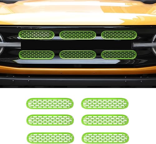 SQQP Kit de 6 piezas de accesorios exteriores para Ford Bronco 2021-2024 de 24 puertas (verde)