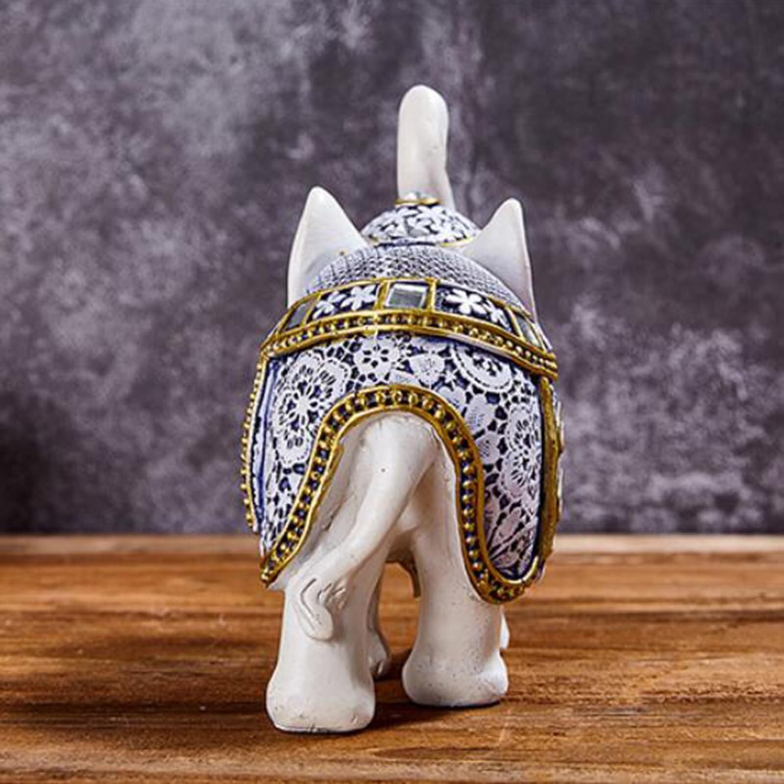 Decoración para el hogar Escultura Elefantes Decorativos Elefante Arte Estatua Decoración Figuras Decorativas(Elephant Set 3)
