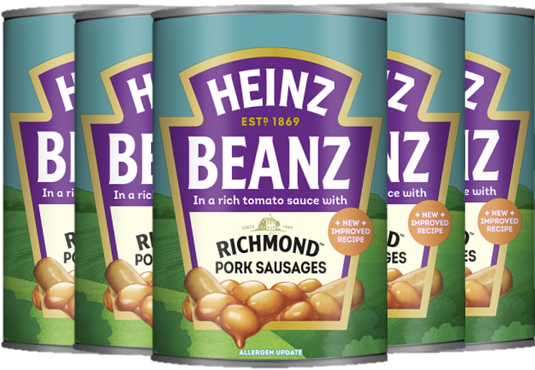 Heinz Baked Beans & Richmond Pork Sausages 6 x 415G