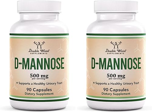 Miniatura 5 de Double Wood Supplements D Manosa 500mg Cápsulas, 90 Unidades (D-Manosa para la Salud del Tracto Urinario y Revestimiento de la Vejiga, Ayuda a la