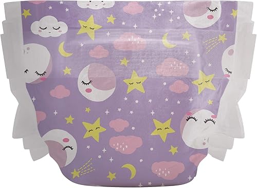 Miniatura 3 de The Honest Company Clean Conscious - Pañales para la noche a la mañana a base de plantas sostenibles noche estrellada caja de club tamaño 3 16-28