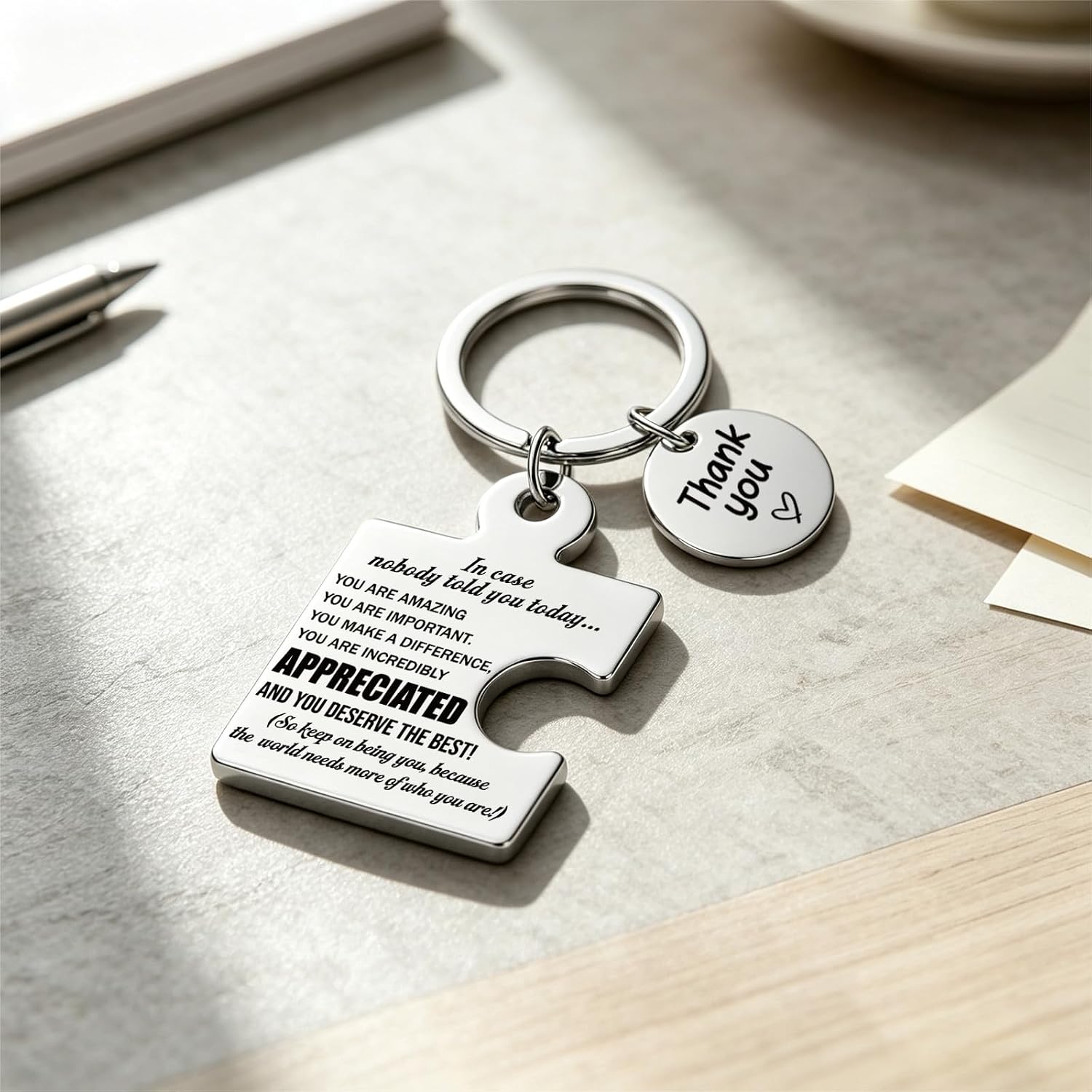 12 Pcs Team Appreciation Gifts Bulk for Coworker Staff Keychains image 5