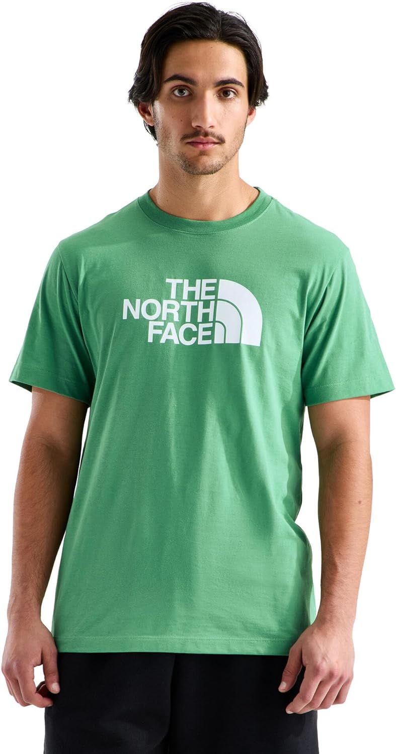 THE NORTH FACE Men's Core Half Dome Short-sleeve Tee | Regular Fit Cotton Shirt With Graphic Design & Ribbed Collar