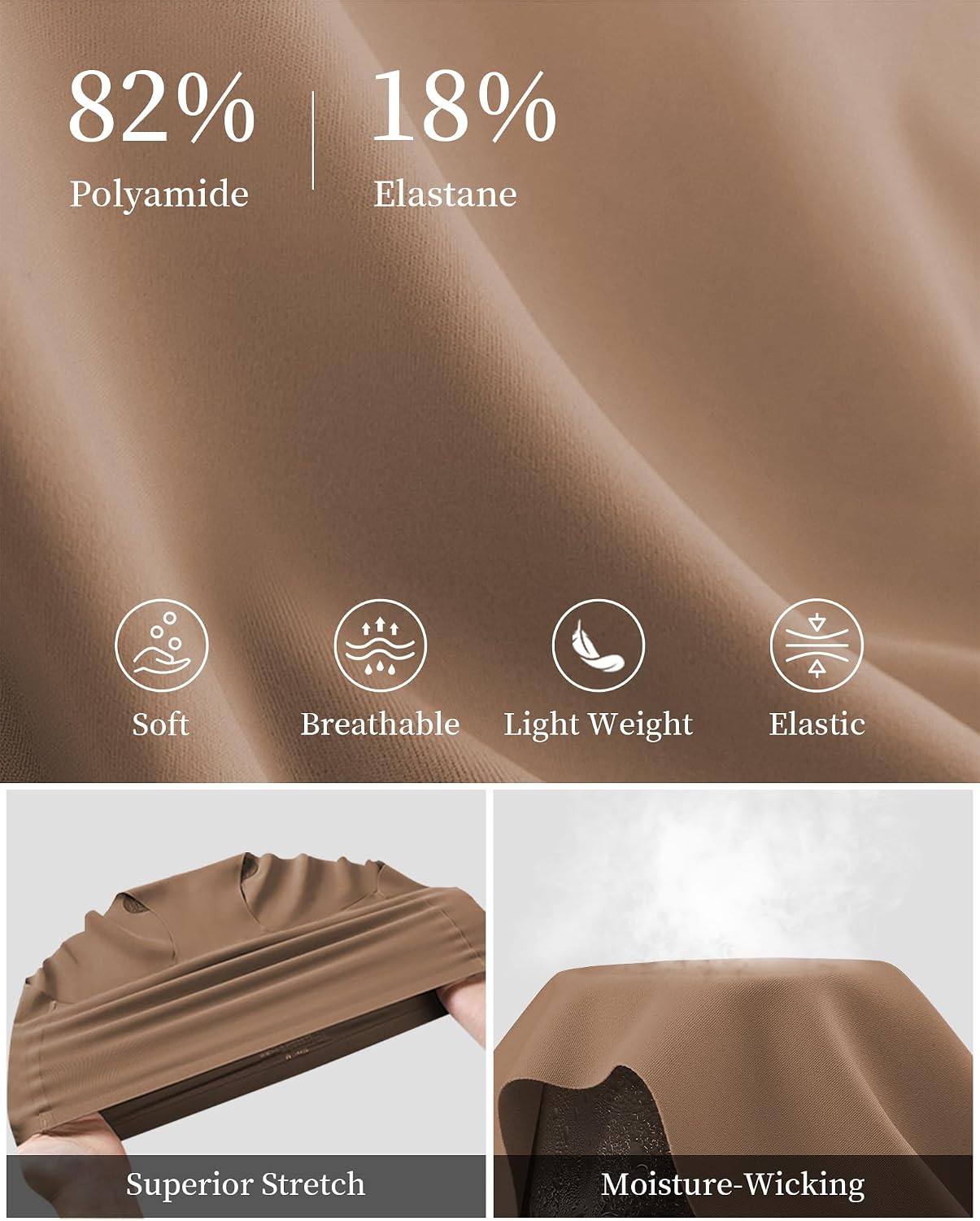 Seamless Underwear for Women High Waisted Women's Panties 6 Pack | No Show Full Coverage Ladies Briefs Womens Underwear with Scalloped Edge for Yoga Leisure Work Daily Wear