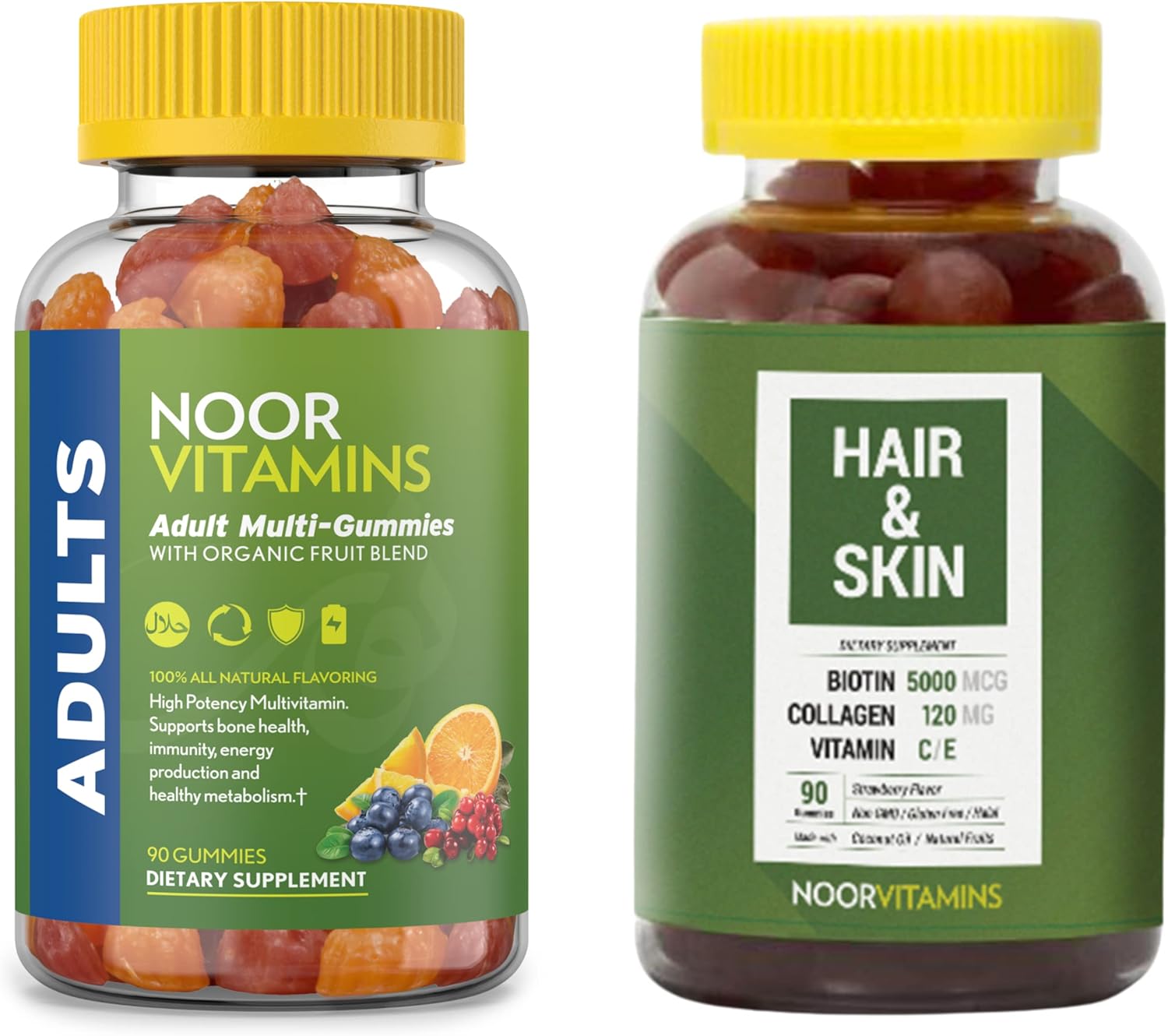 Noor Vitamins Adult Gummy Bundle Halal Vitamins