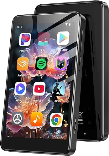 AGPTEK 96GB MP3 Player with Bluetooth and WiFi, T08 4''