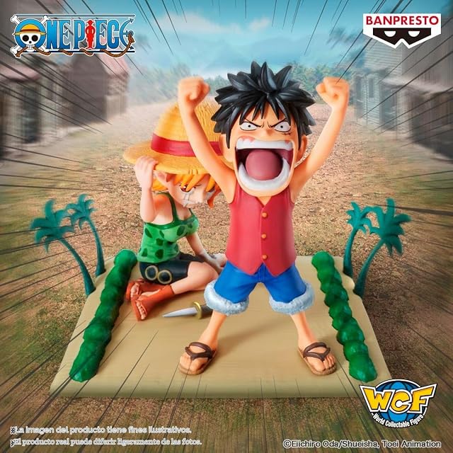 Foto 2 de 8 de Banpresto Figura de Acción Monkey D. Luffy & Nami One Piece World Collectable