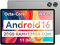 Vista 1 de Tableta SVITOO de 11 pulgadas, Tableta Android 15 con Octa-Core, 12 GB RAM 128 GB de almacenamiento 1 TB ampliable, pantalla grande Incell