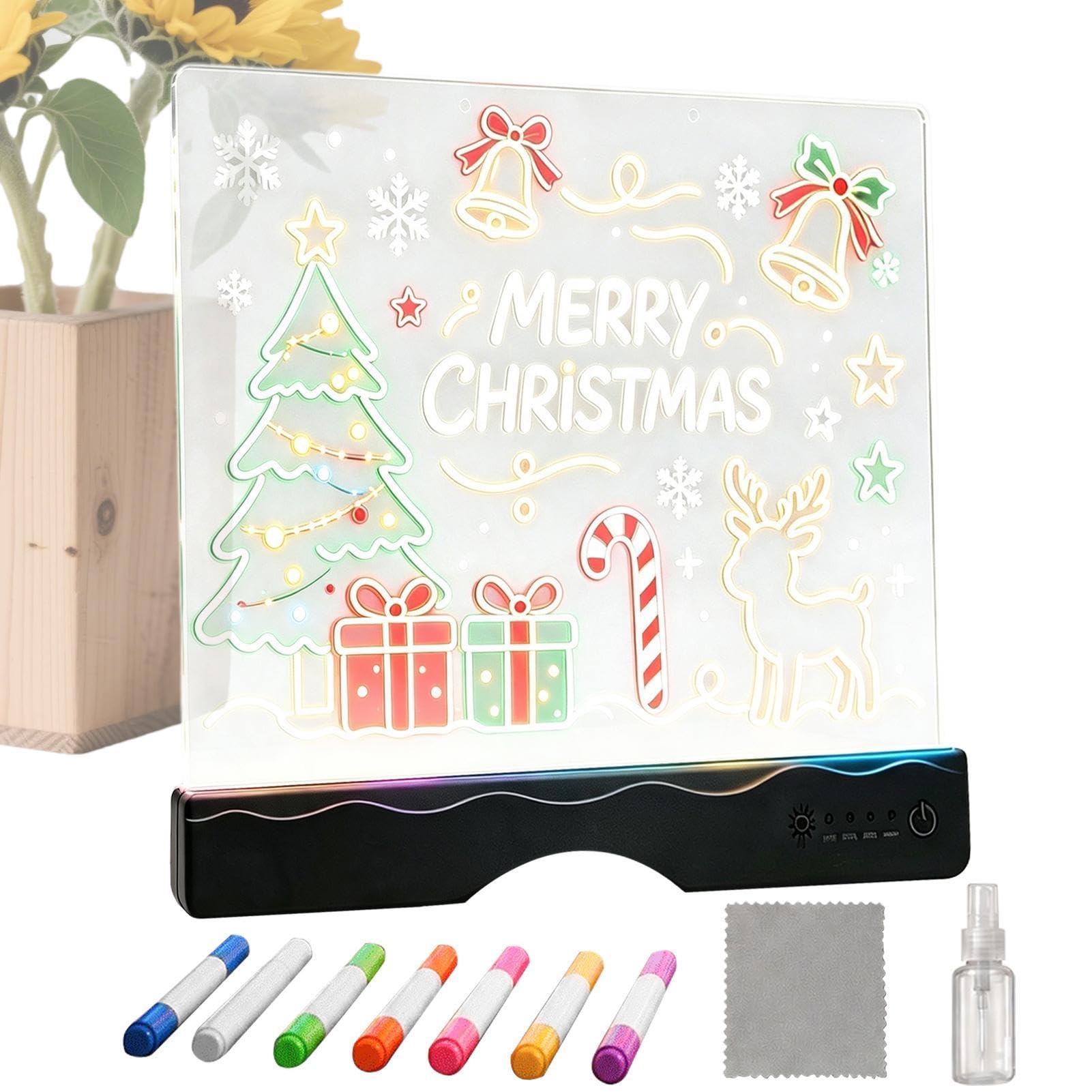 Tablero de dibujo iluminado para niños, bloc de escritura recargable con