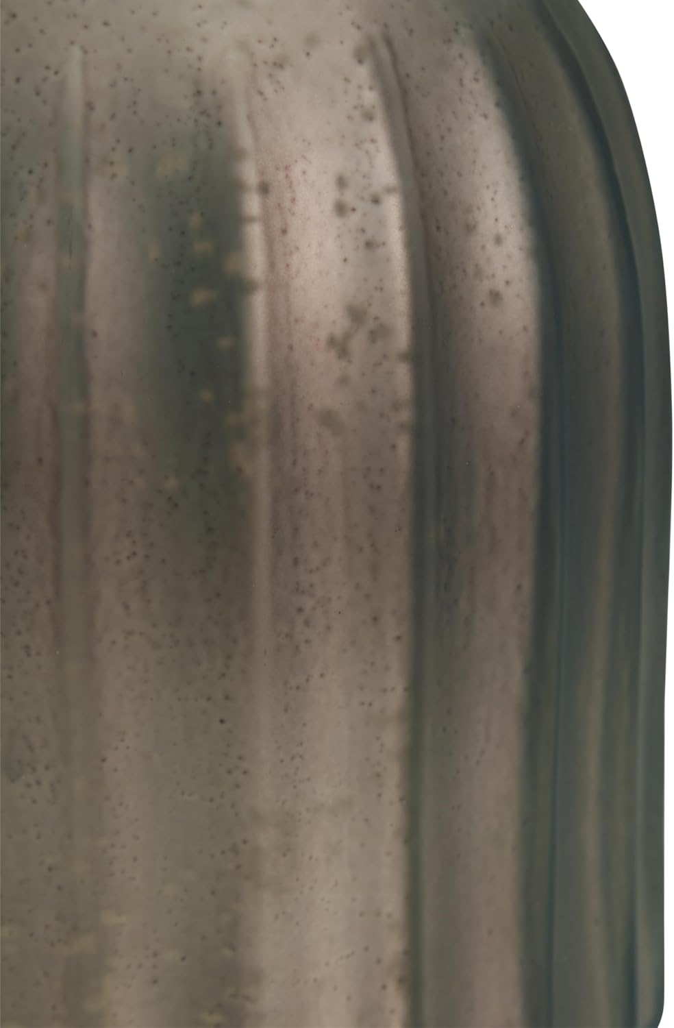 Signature Design by Ashley Briarcott Casual Indoor 7" Mercury Glass Tabletop Vase with Wide Mouth, Dark Brown