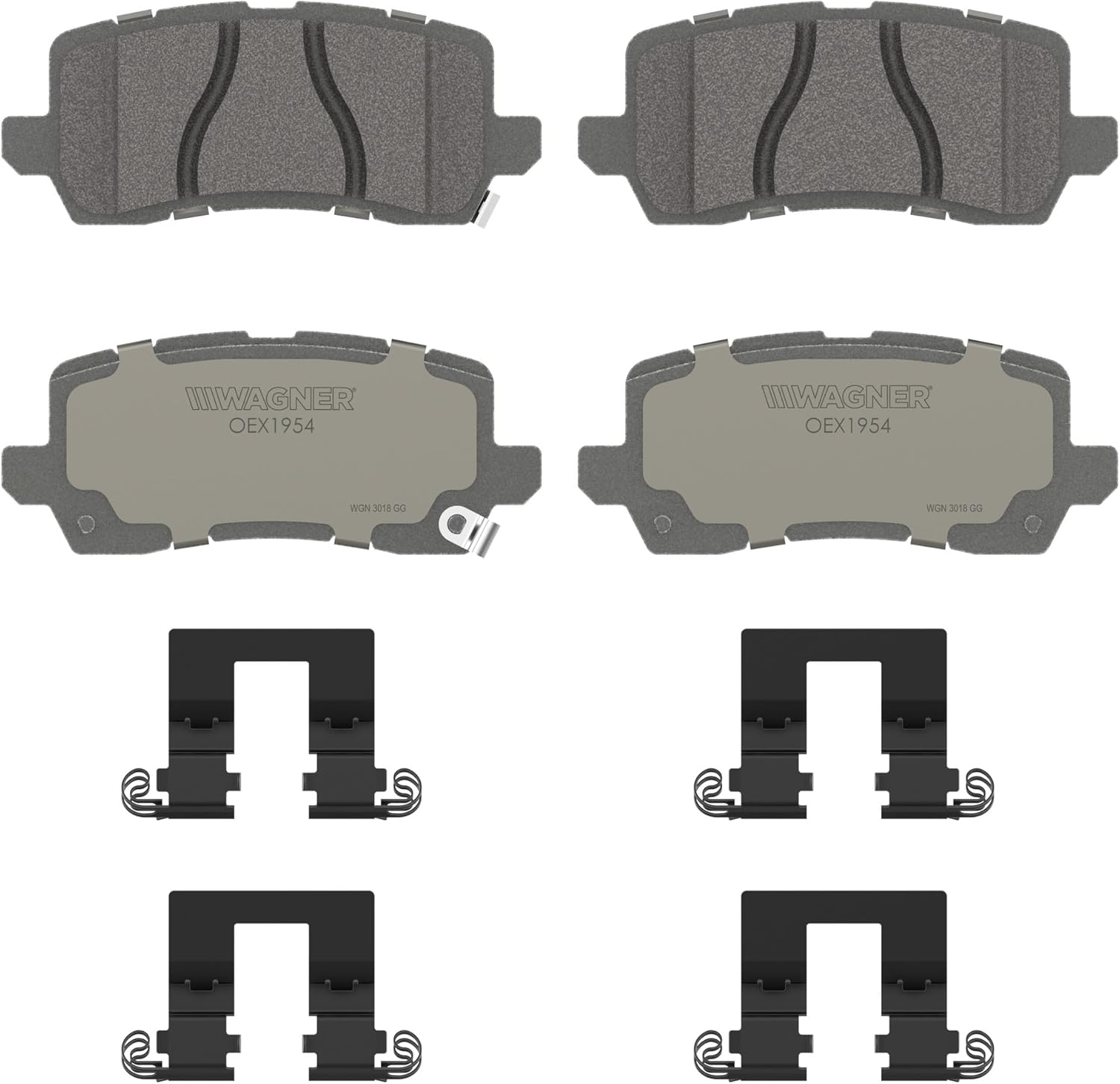 Wagner OEX OEX1954 Disc Brake Pad Set Premium Ceramic