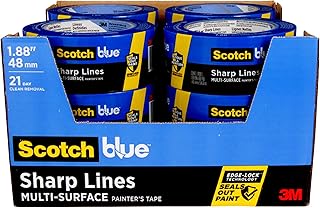 ScotchBlue Sharp Lines Multi-Surface Painter's Tape, 1.88 Inches x 60 Ya...