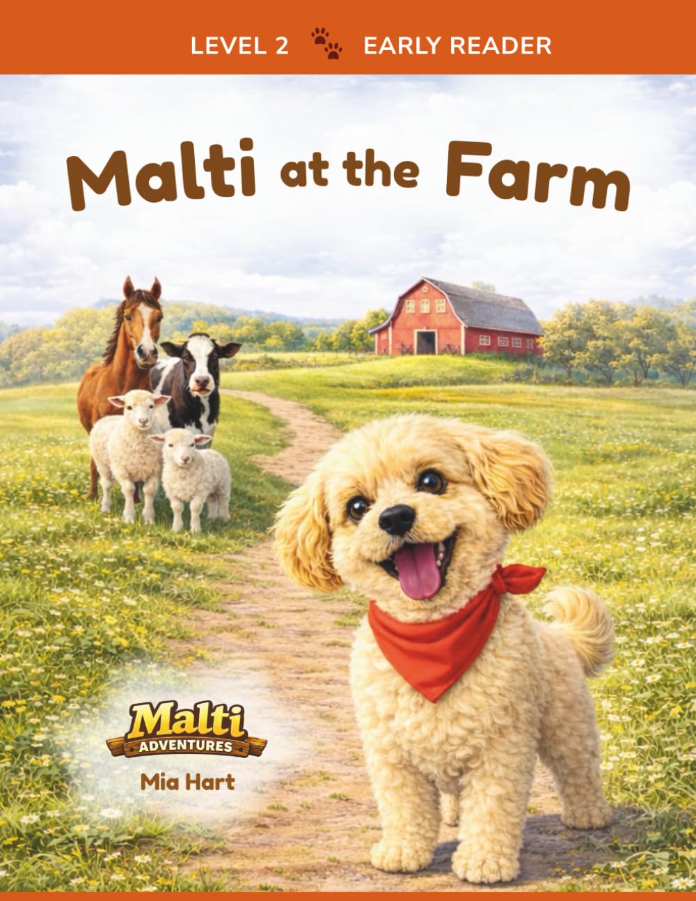 Malti at the Farm: An Early Reader Story (Level 2) + Audiobook (Malti Adventures)