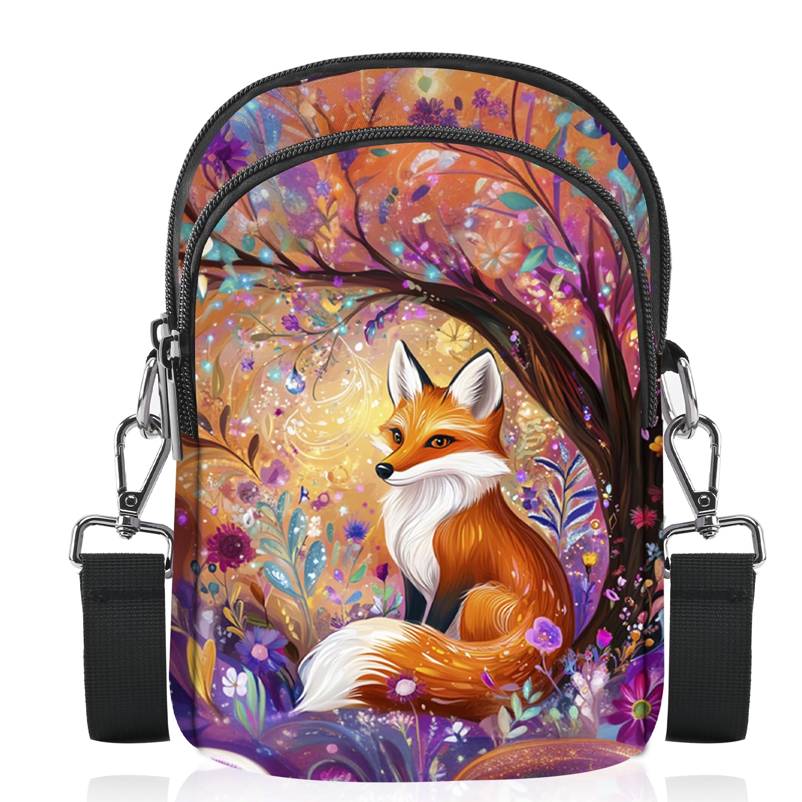 FyLybois Crossbody Purse for Women Cell Phone Bag Casual Shoulder Bags Wallet with Adjustable Strap for Travel