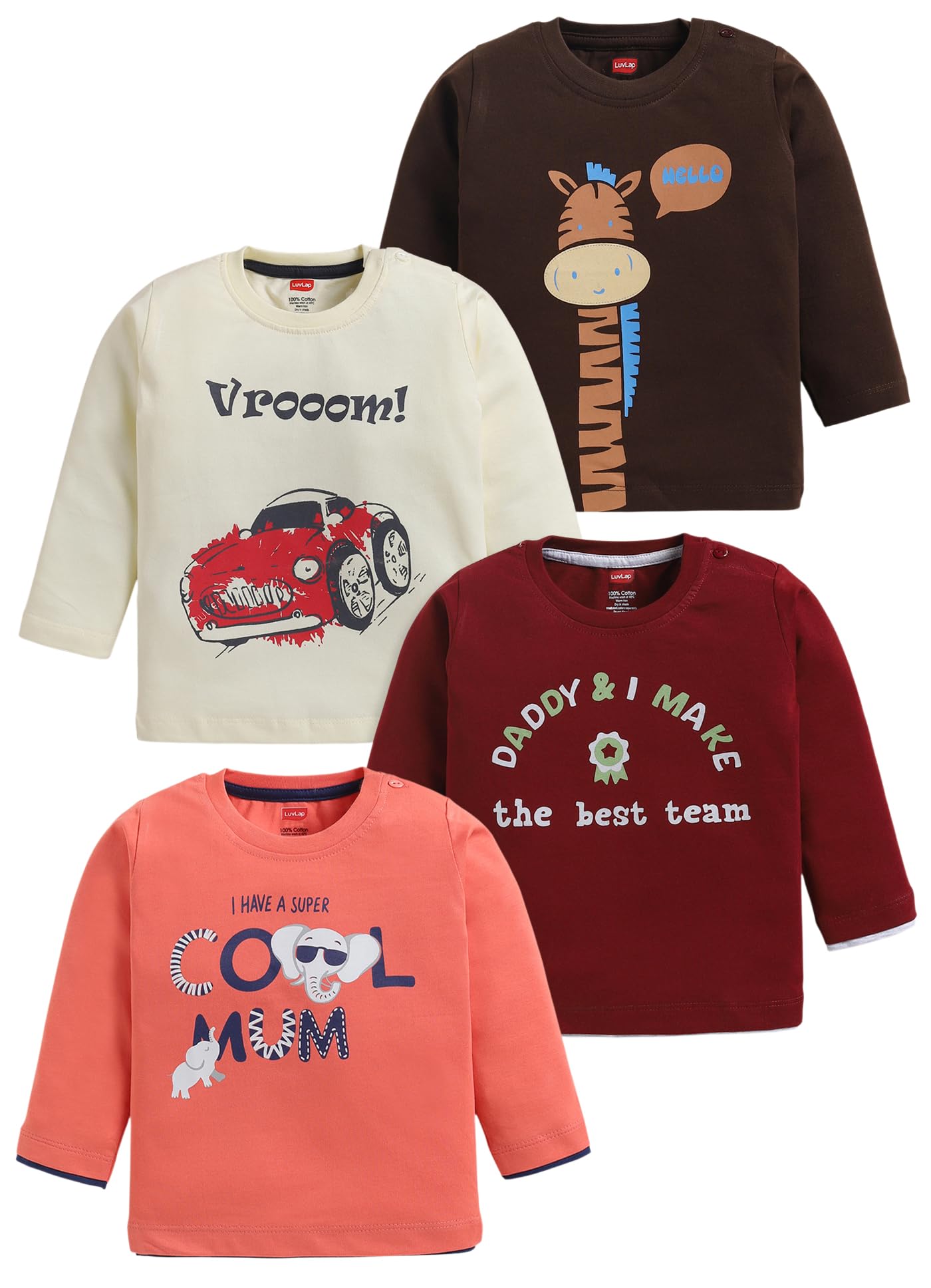 luvlap Baby-Boys F/S Boys T-Shirt - PO4-picture-2