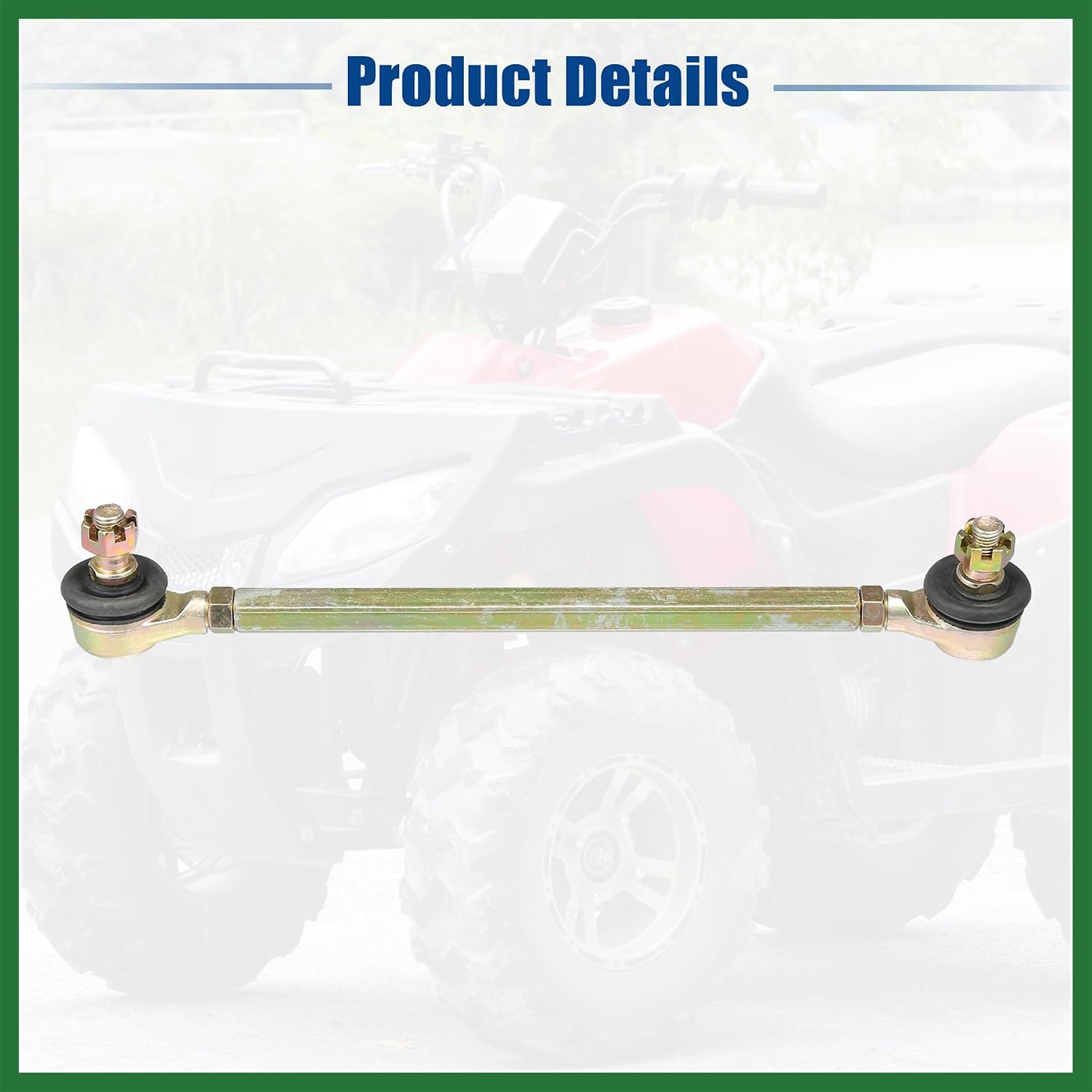 Motoforti 22cm 8.66" Steering Tie Rod Ball Joint Tie Rod Assembly Fit for 50cc 70cc 90cc 110cc 125cc 150cc 200cc 250cc ATV Four Quad - Pack of 1 Long-lasting