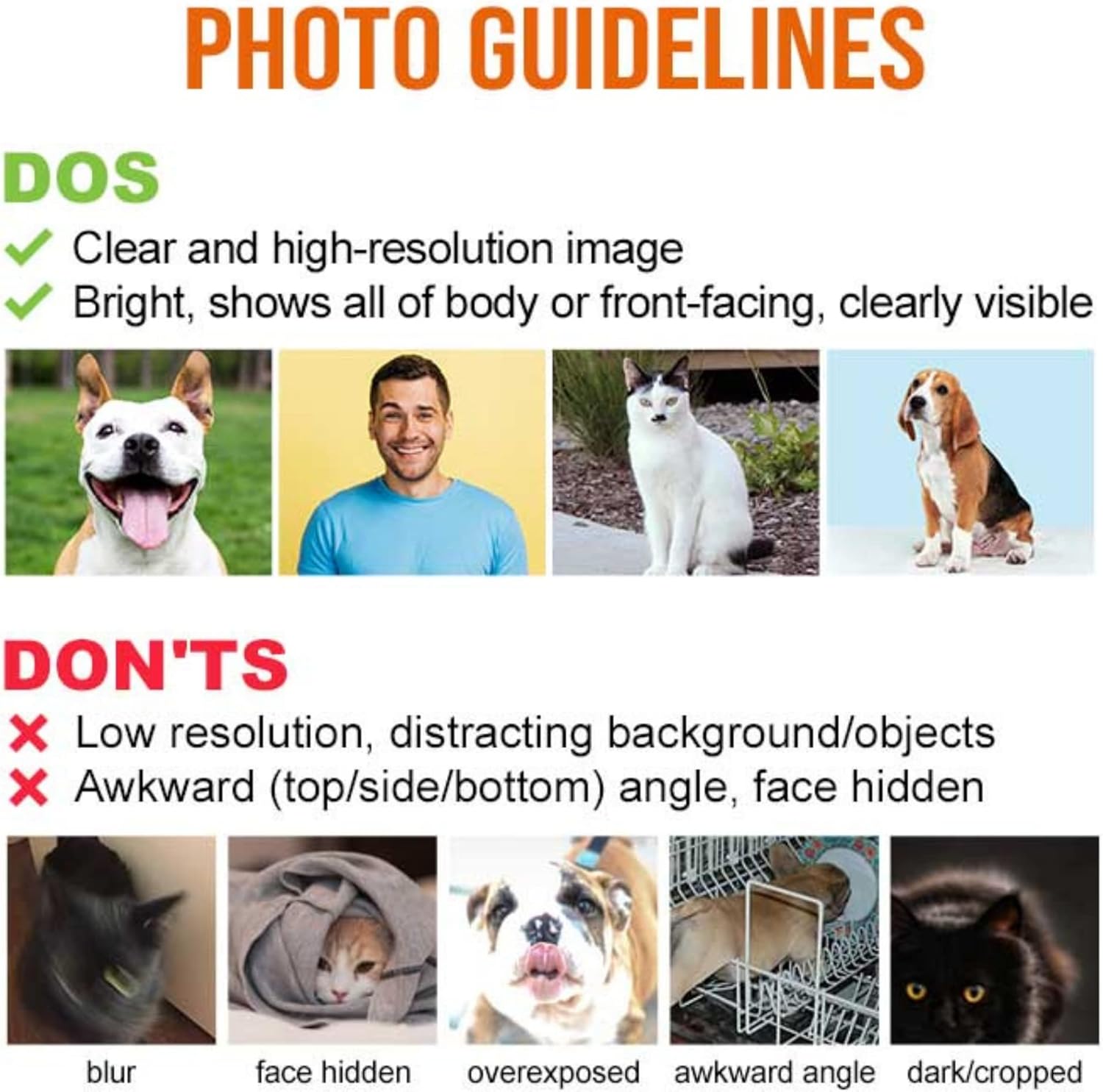 Personalized Dog Photo Blanket, Custom Gifts with Pet Photo, Throw Blanket 40x50 Inches - Ultra Soft Double-Sided Fuzzy Blanket for Couch, Bed & Travel, Cozy Gift for Women/Men, Machine Washable