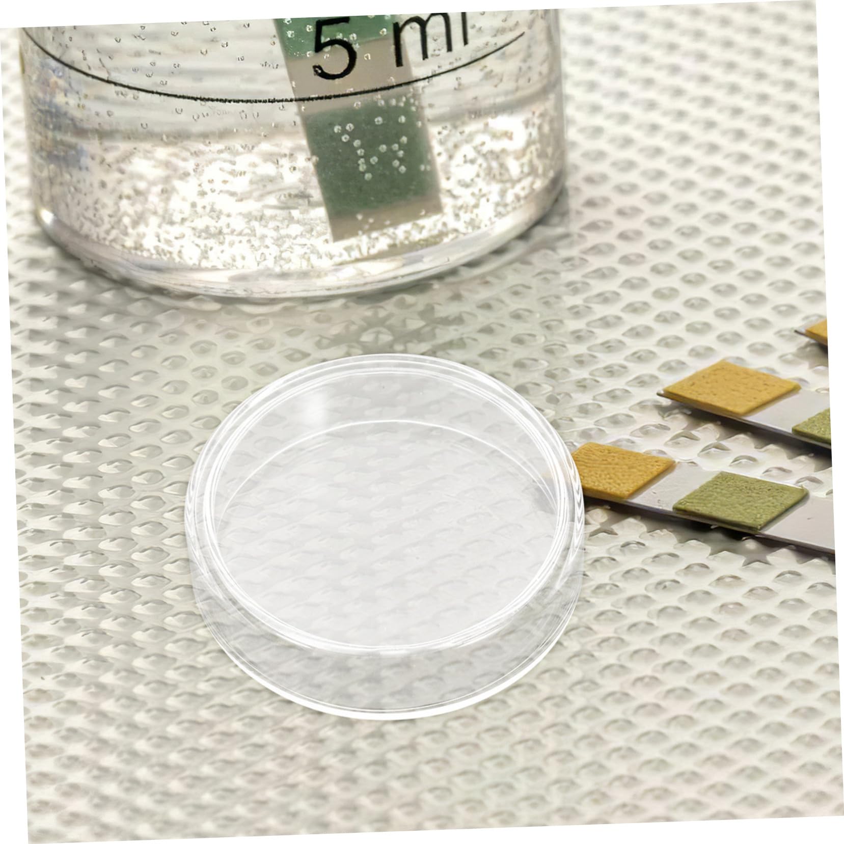 iplusmile 10stücke Glas-petrischalen mit Deckel für Laborgebrauch Vorgegossene Nährplatten Mikrobiologisches Zubehör für Experimente und Kultivierung