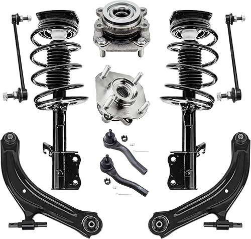 Miniatura 9 de Detroit Axle - Kit de cubos de rodamiento de rueda delantera de 6 piezas para Dodge Dart 2013-2016, Chrysler 200 2015-2017, 2 cojinetes de rueda