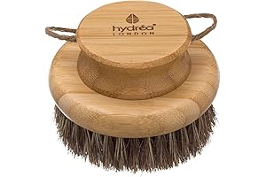 Hydréa London Natural Body Brush: Cactus Bristle Wonder for Exfoliation