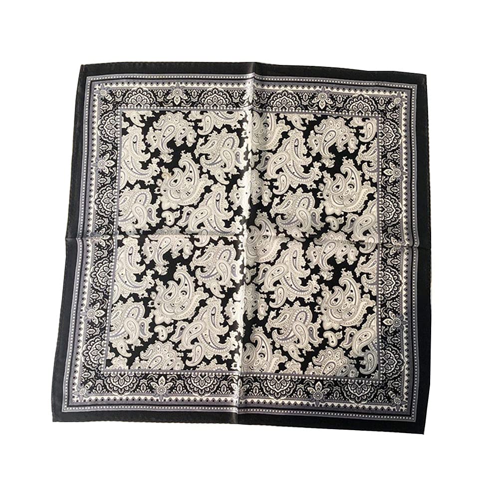 Riho 12 momme Men 100% Mulberry silk Neckerchief (53x53cm)