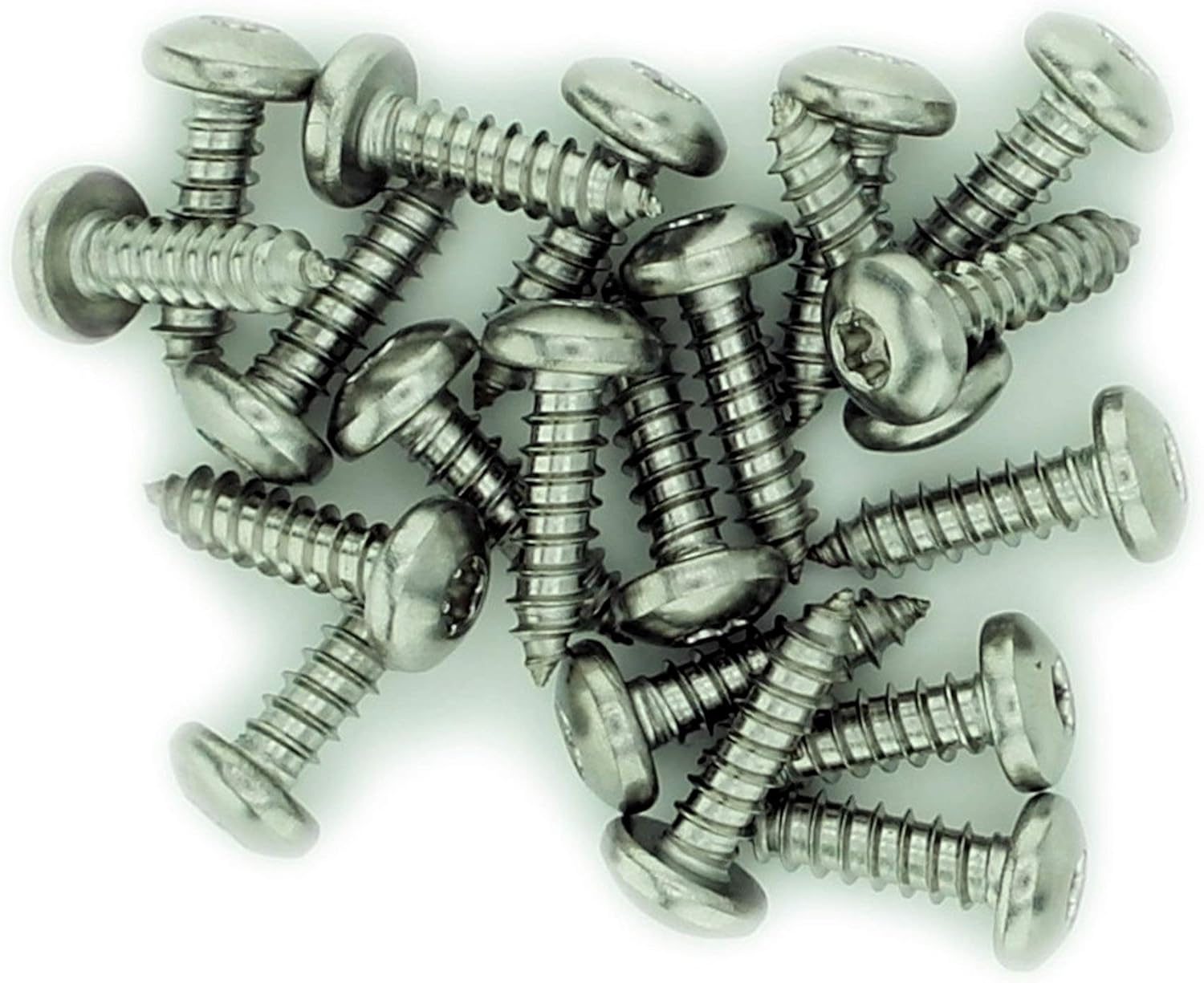 No.2 x 0.175 (2.2mm x 4.5mm) TX Pan Self-Tapping Screw - Stainless Steel (A2) (Pack of 20), 2.2x4.5 - A2 (20)