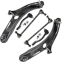Vista 351 de Detroit Axle - Kit de suspensión delantera RWD para Chrysler 300 Dodge Challenger Charger Magnum, brazos de control superior con barras