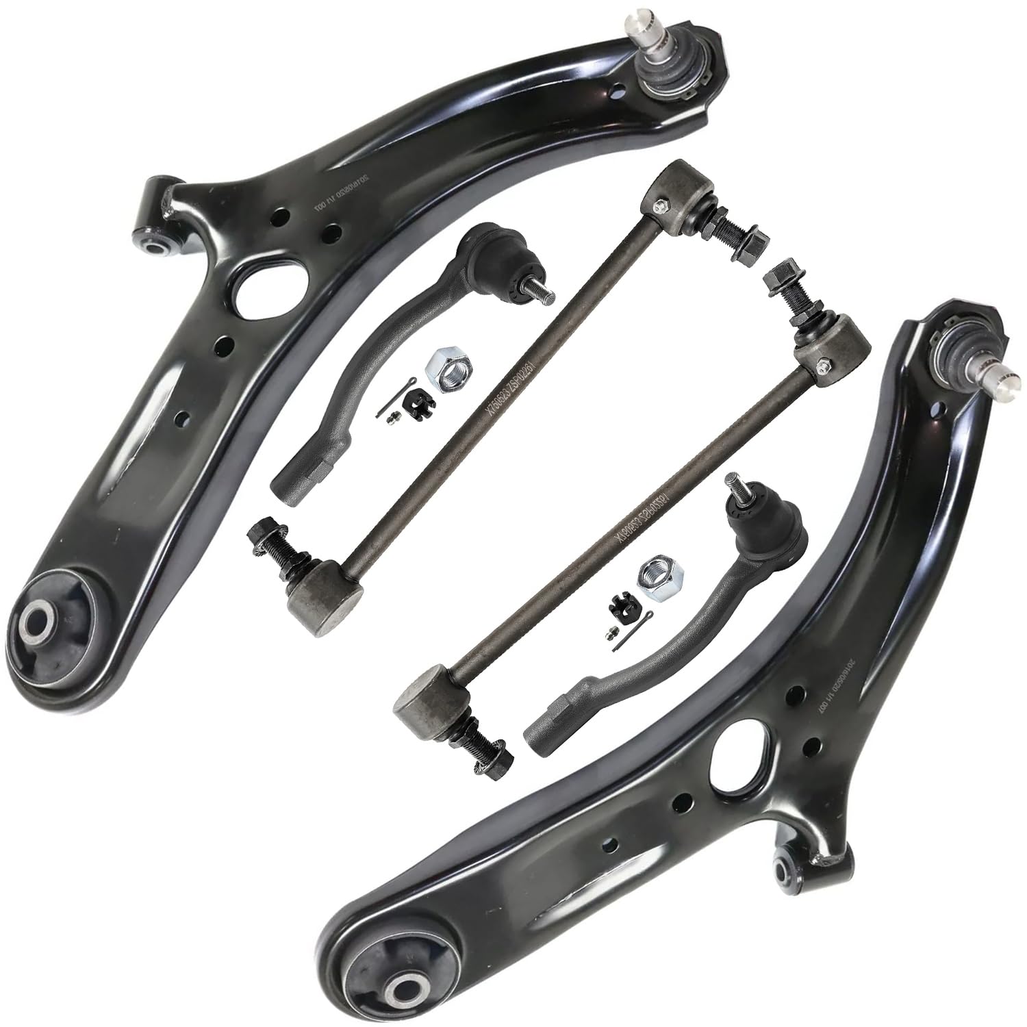 Detroit Axle - 6pc Front End Suspension Kit for 2012-2017 Kia Rio